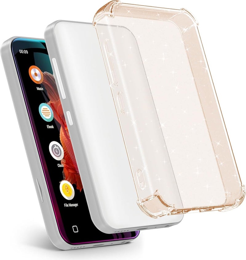 Aippdo Case for innioasis G1 G3 Mp3 Player,TPU Clear Cover for Mp3 Player Anti-Scratch Shock Absorption 4.0 inch Case Crystal Clear. - Image 1